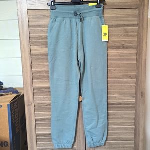 NWT All In Motion sweatpants size XS green with pockets